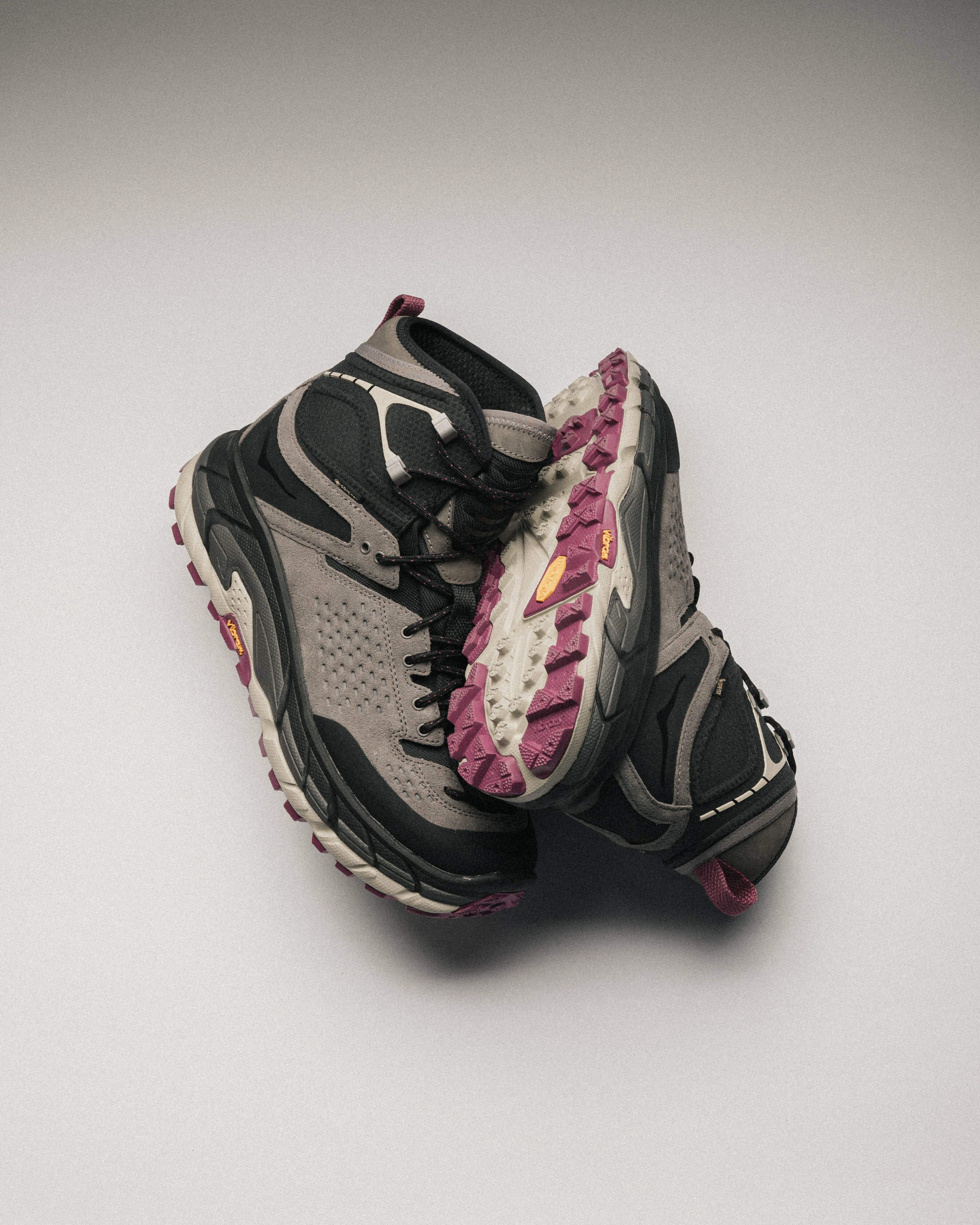 [INSTOCK] HOKA TOR ULTRA HI GORETEX | Black Magnetite BNTT