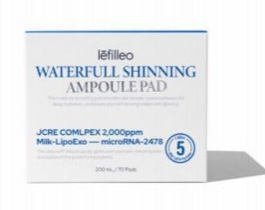 (1361)lefilleo水光亮澤安瓶棉片   70片/盒