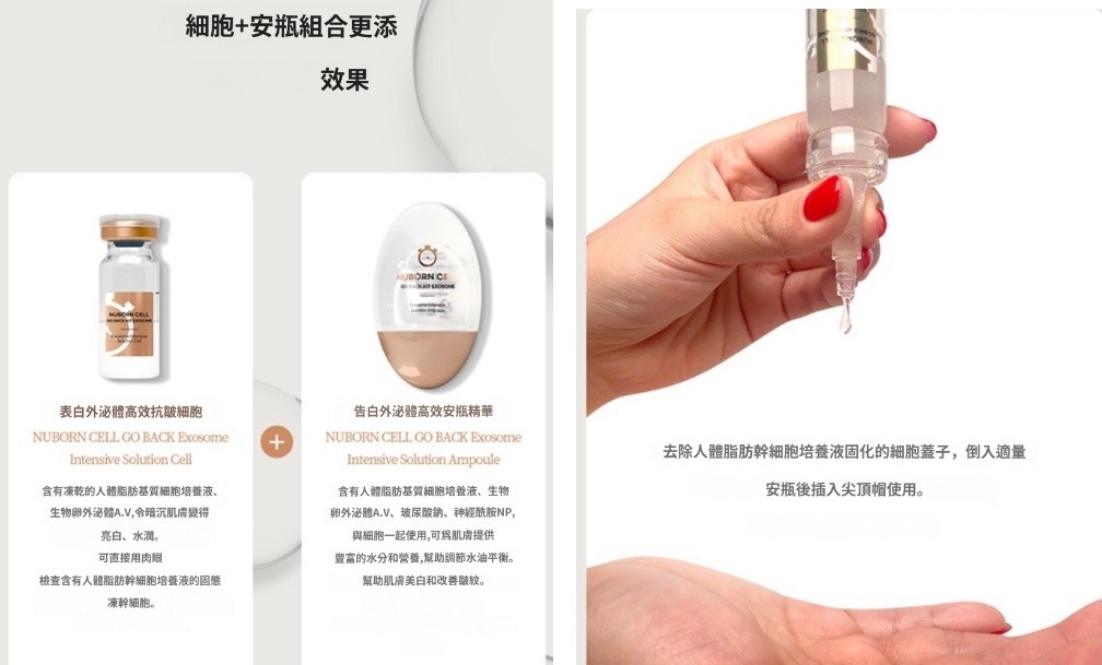 (1364)Blanc Dubu Nuborn Cell Go Back Kit Exosome 告白套裝外泌體