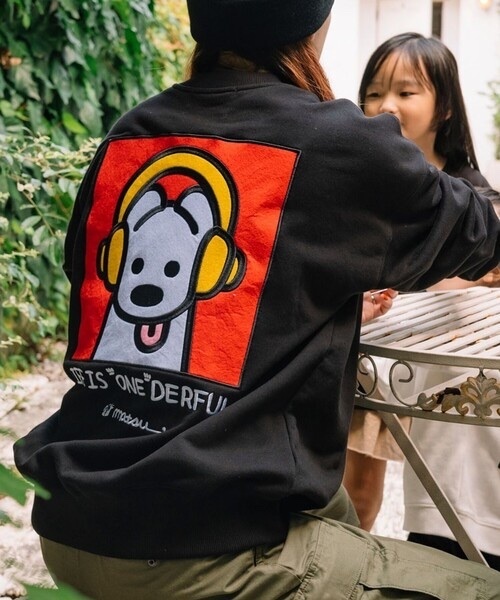 matsui×FREAK'S STORE / MUSIC DOG SWEATSHIRT