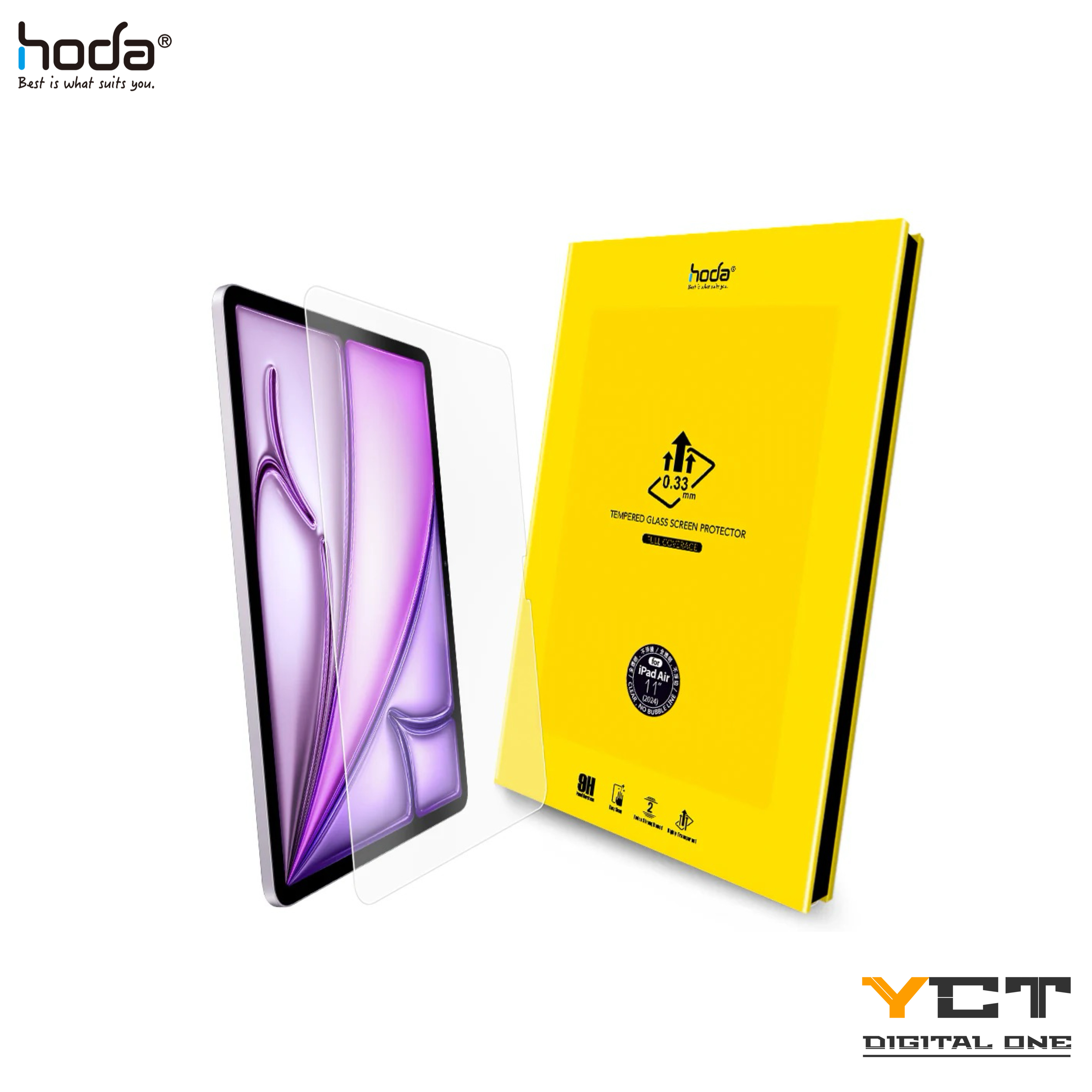 Hoda iPad 系列 9H强化玻璃保護貼