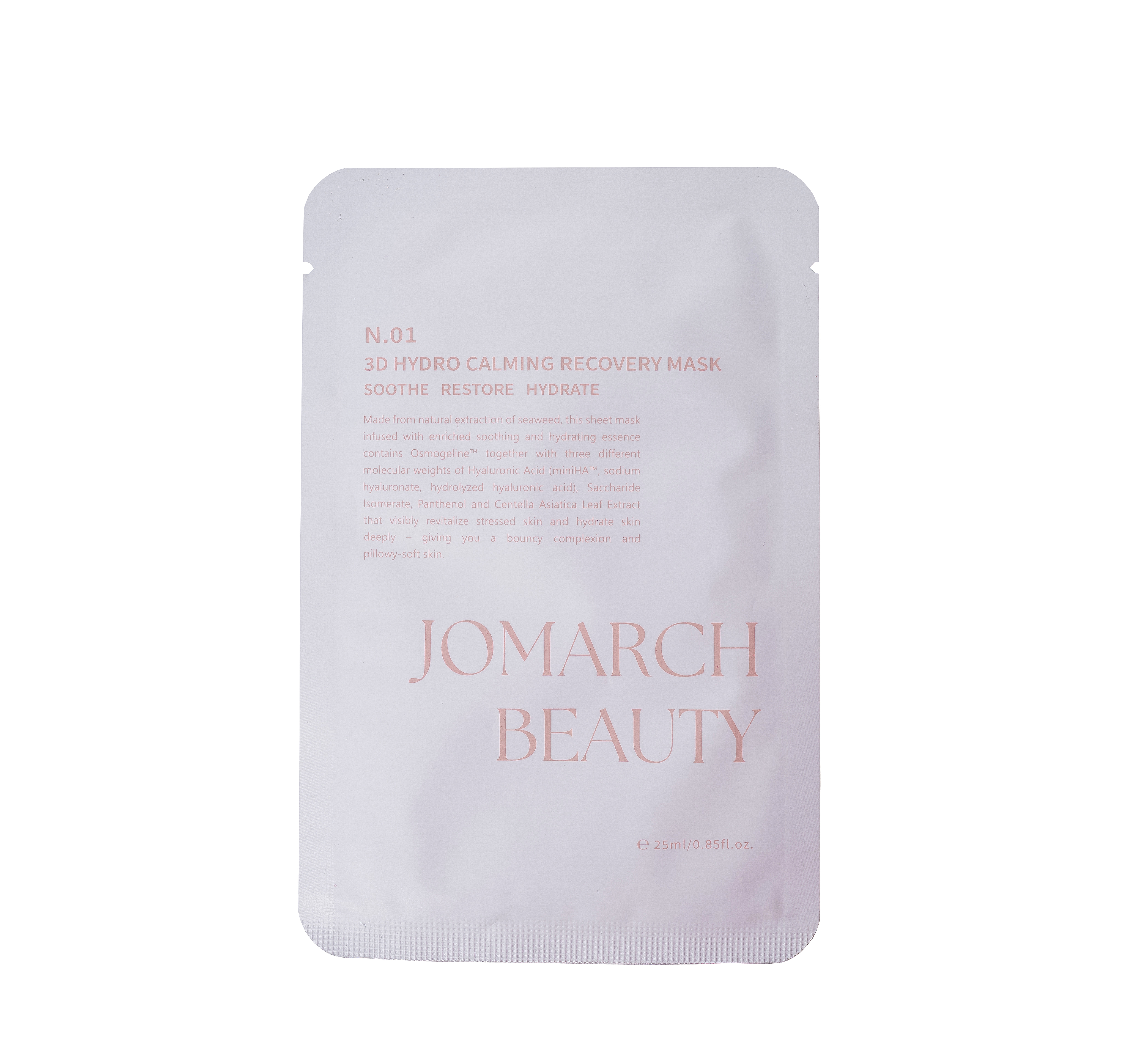 【升級版來了！深度保濕消炎鎮靜】JOMARCH 3D保濕舒緩修復面膜