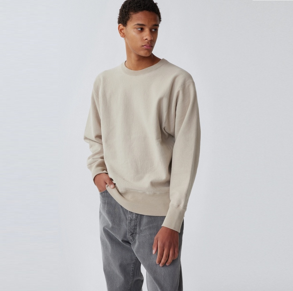 KAPTAIN SUNSHINE CREWNECK PULLOVER - BEIGE PRE ORDER ITEM (預訂中)