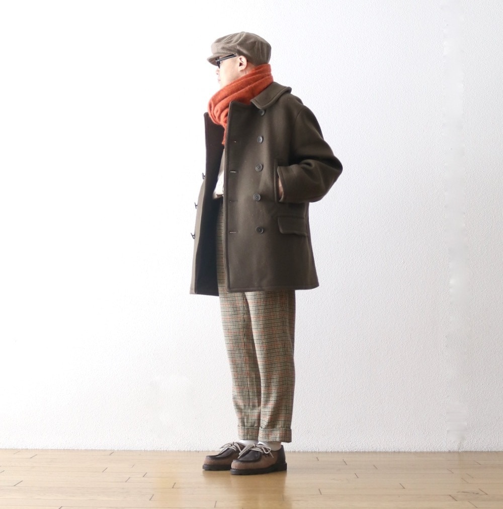 KAPTAIN SUNSHINE PEA COAT LODEN GREEN - PRE ORDER ITEM (預訂中)