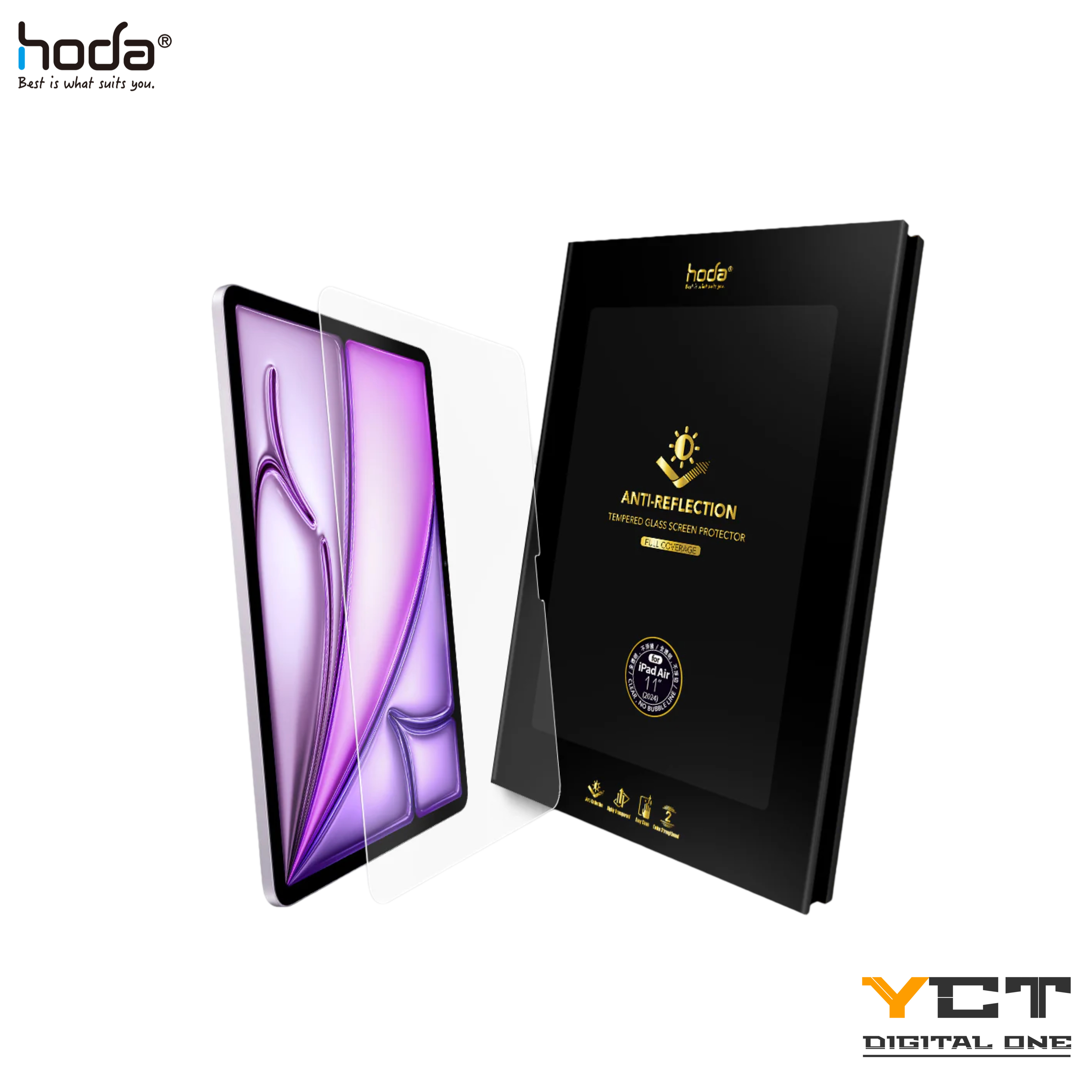 Hoda AR iPad 系列 9H强化玻璃保護貼