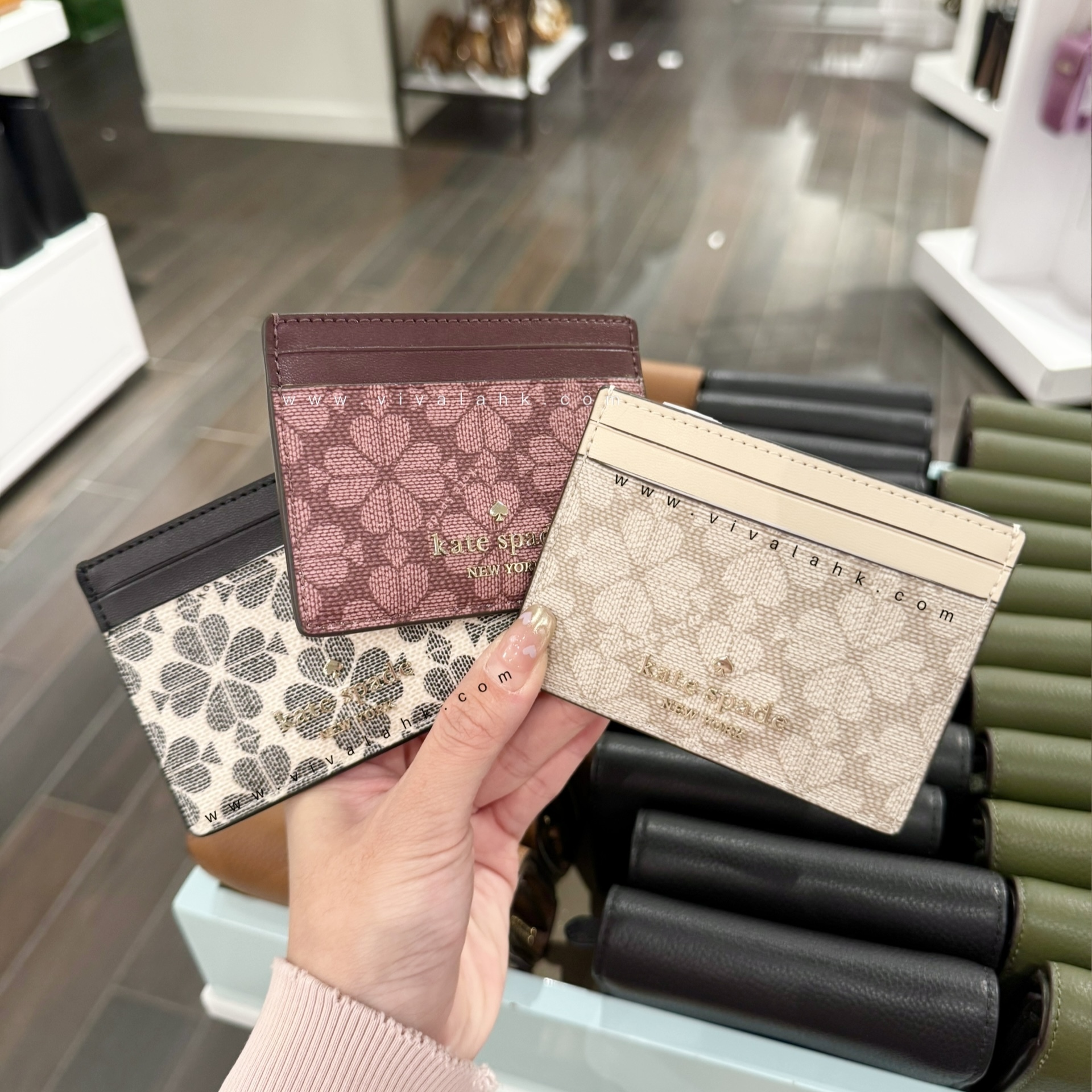 Kate Spade - Signature Spade Flower 薄卡套 (KI371)