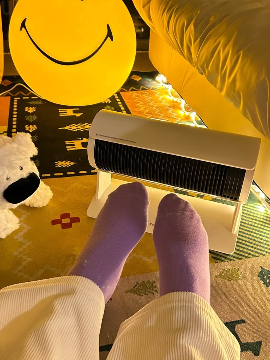 ca15505  日本Yohome立臥式廣角4D搖頭萬用全身速熱暖風機(新風版)