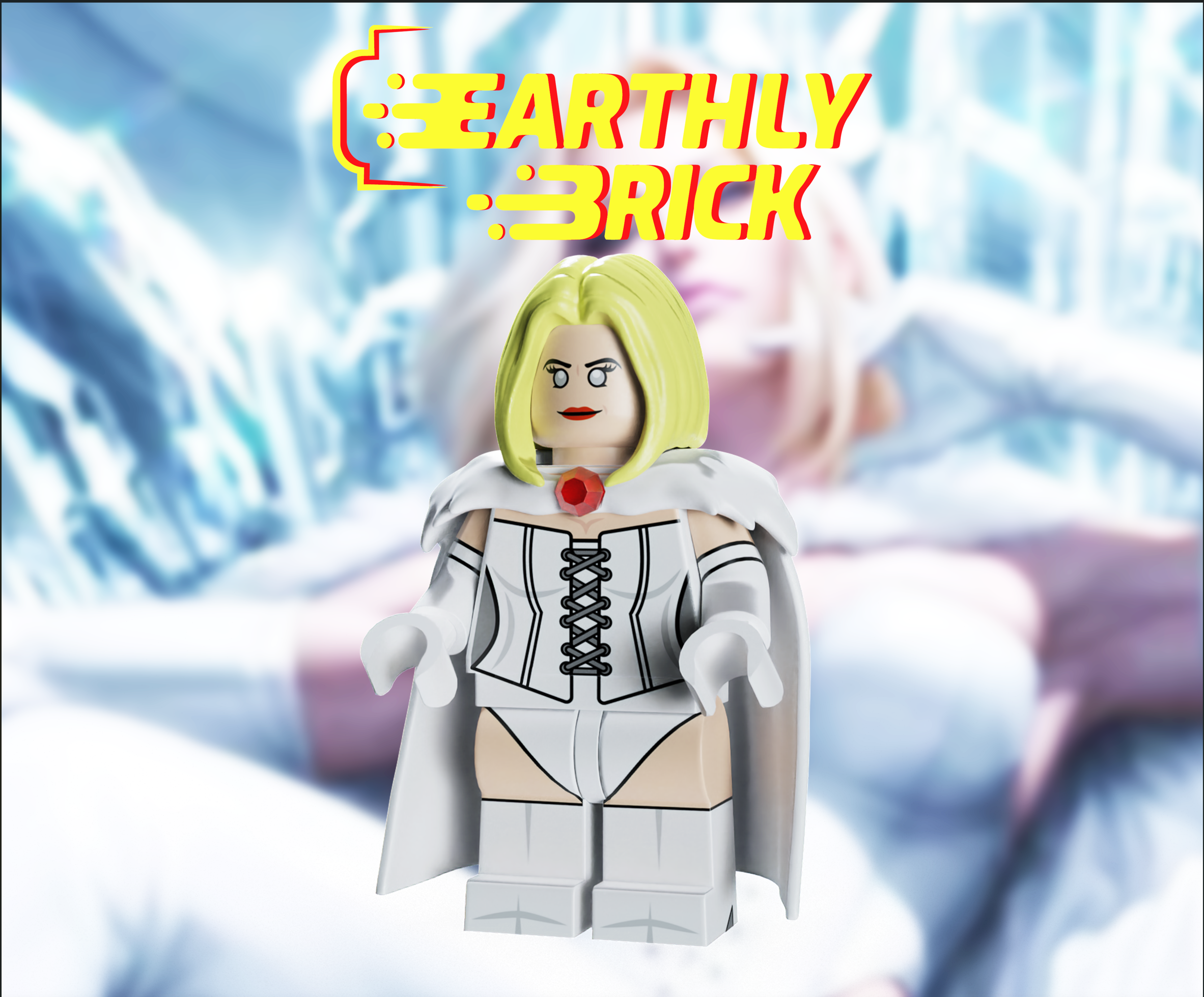 [Earthly Brick][In Stock] White Queen  [PADprinted]