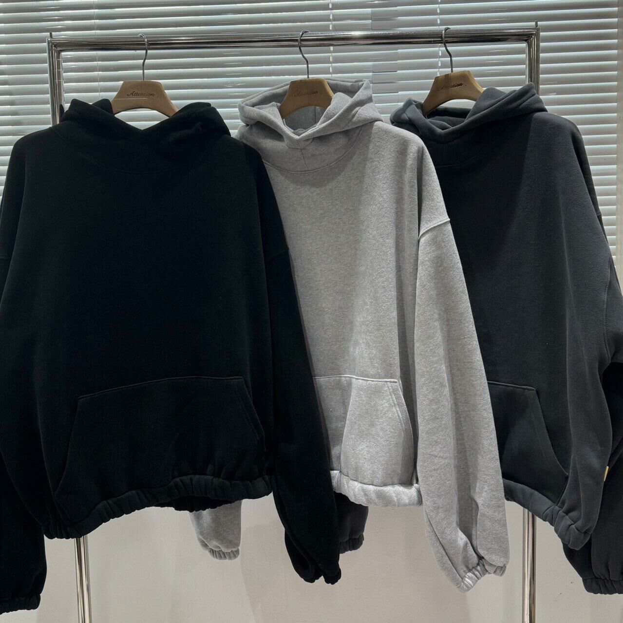 淨色連帽衛衣 BY ATTENTION-311T