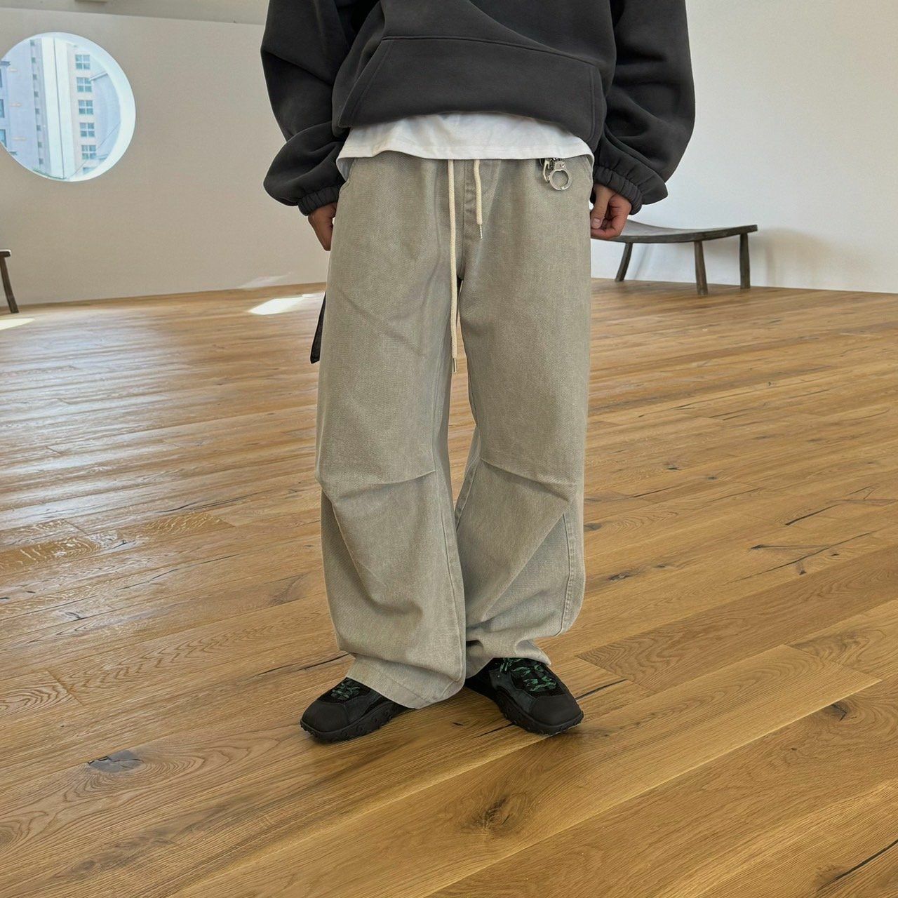 淨色鬆身褲 BY ATTENTION-315P