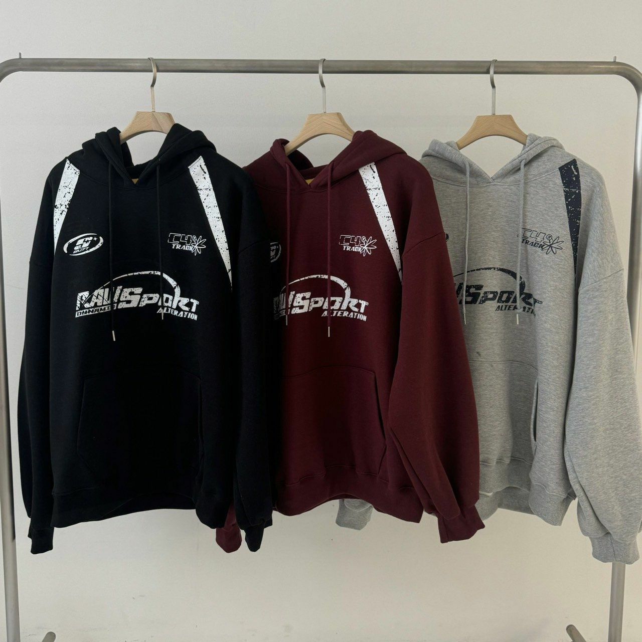 英文字連帽衛衣 BY ATTENTION-319T