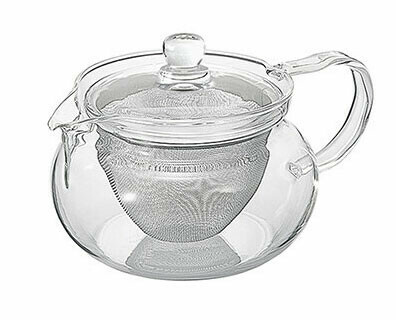 日本HARIO耐熱玻璃茶壺(丸型) 450ML (非日本製)