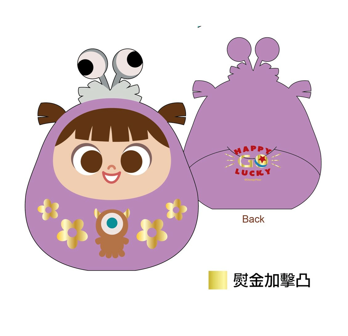 迪士尼Pixar | 造形燙金利是封套裝 6P |怪獸大學