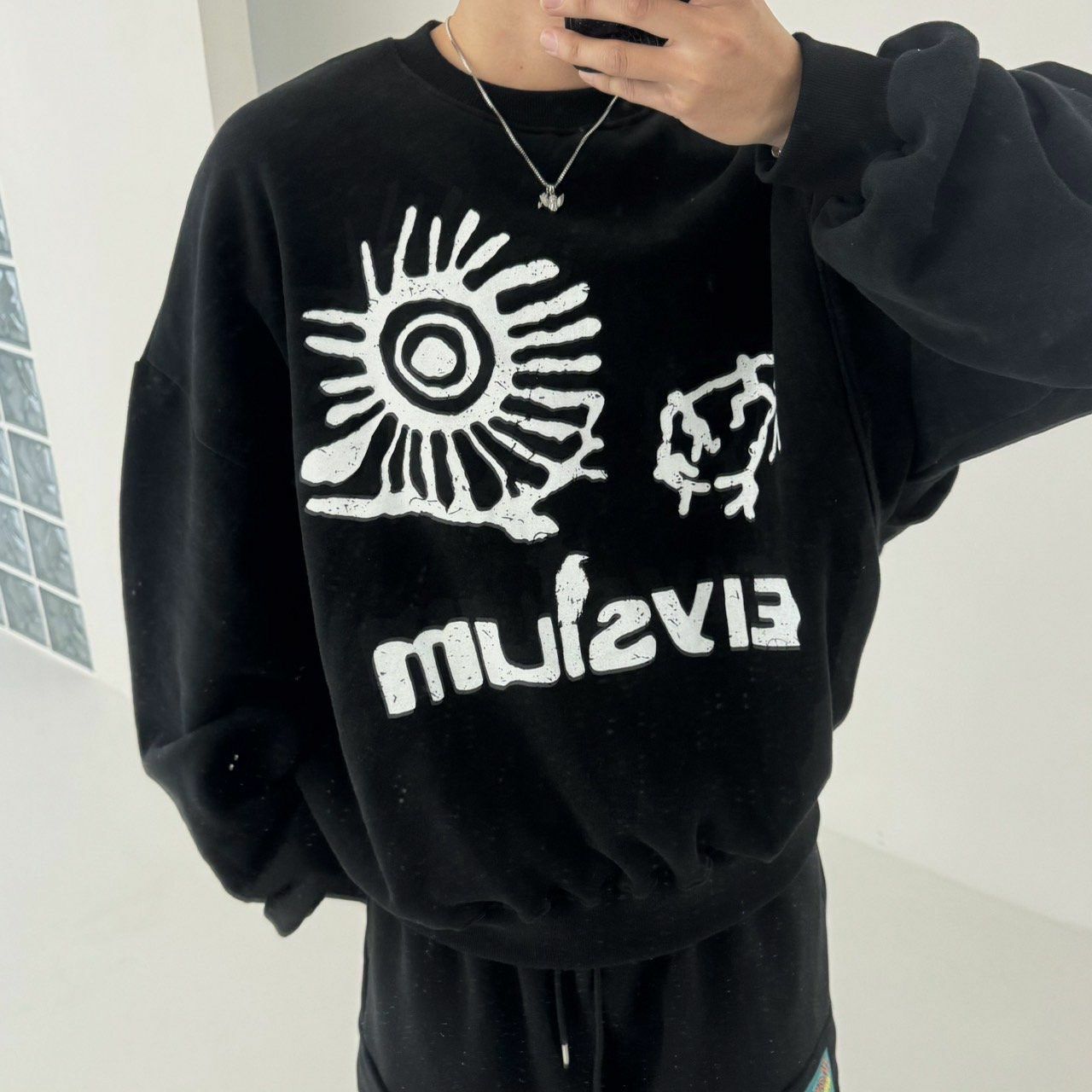 英文字圖案衛衣 BY ATTENTION-324T