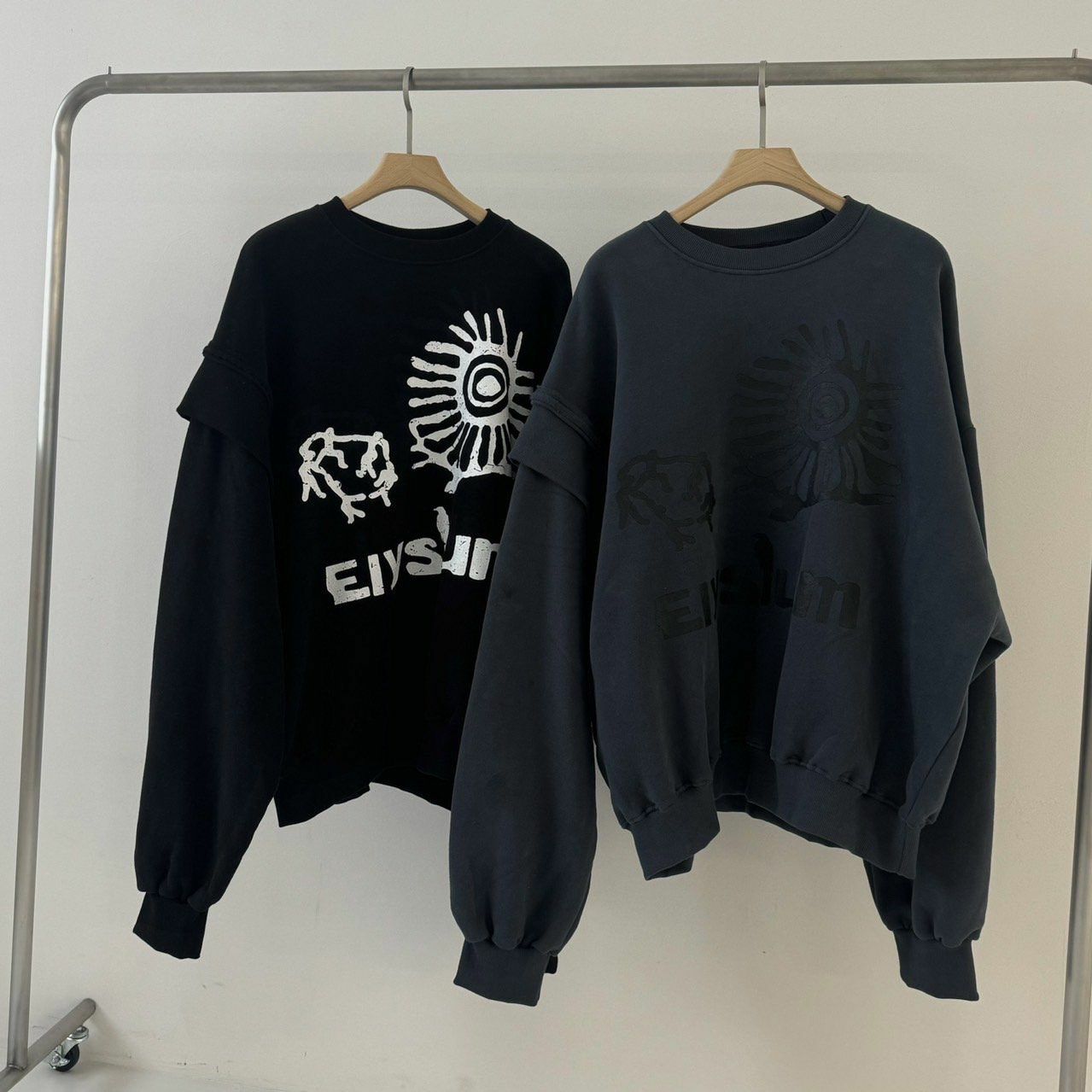 英文字圖案衛衣 BY ATTENTION-324T