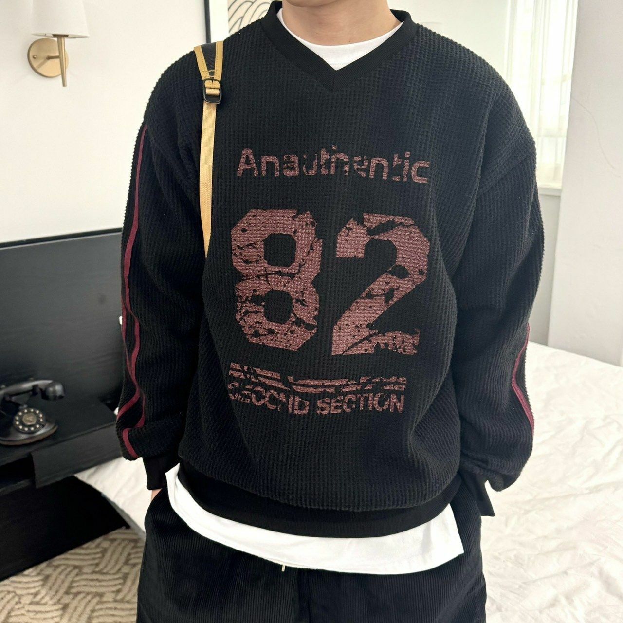 數字圖案衛衣 BY ATTENTION-327T