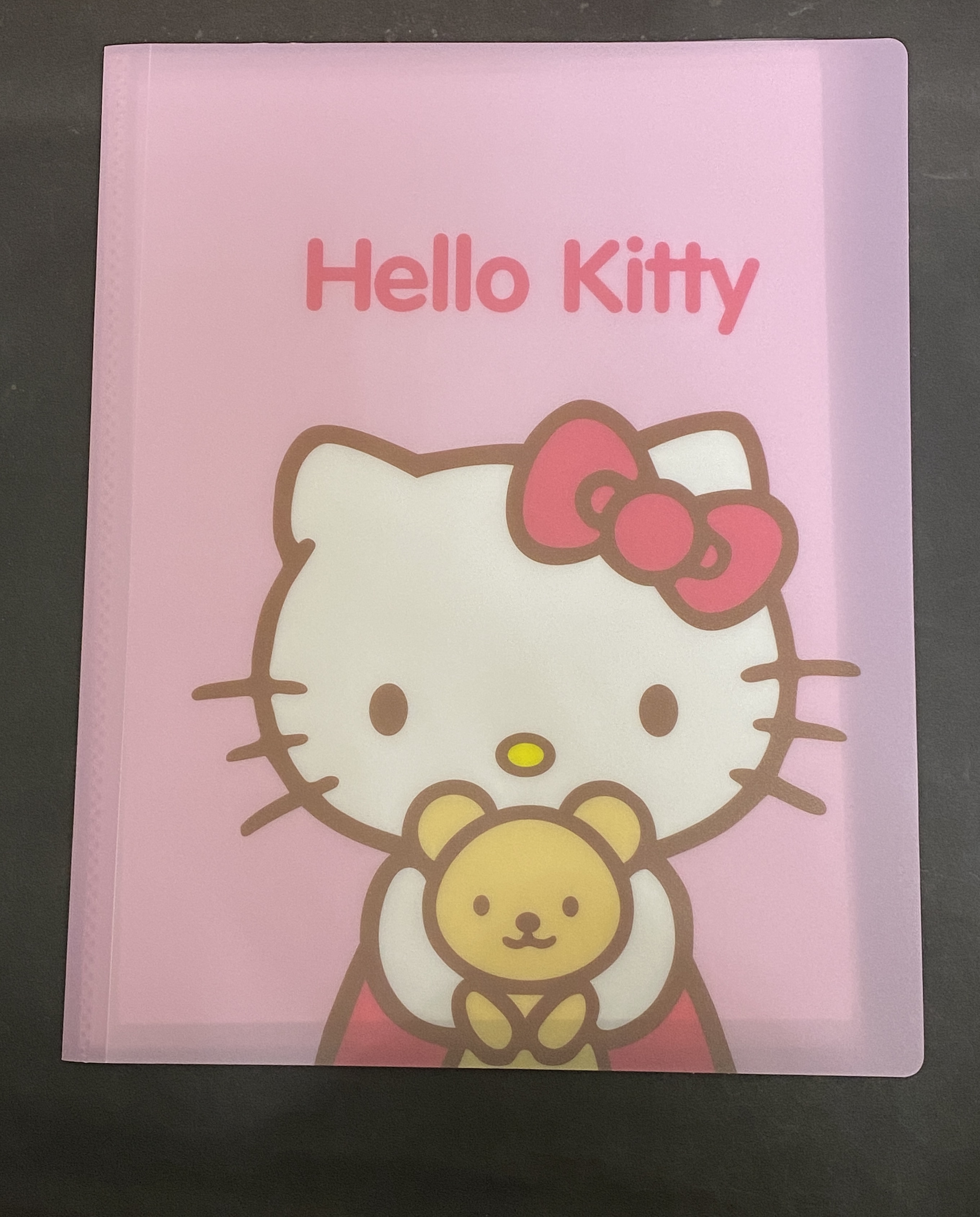 Hello Kitty Clear Folder 10-Page Double-Sided Stamp Album