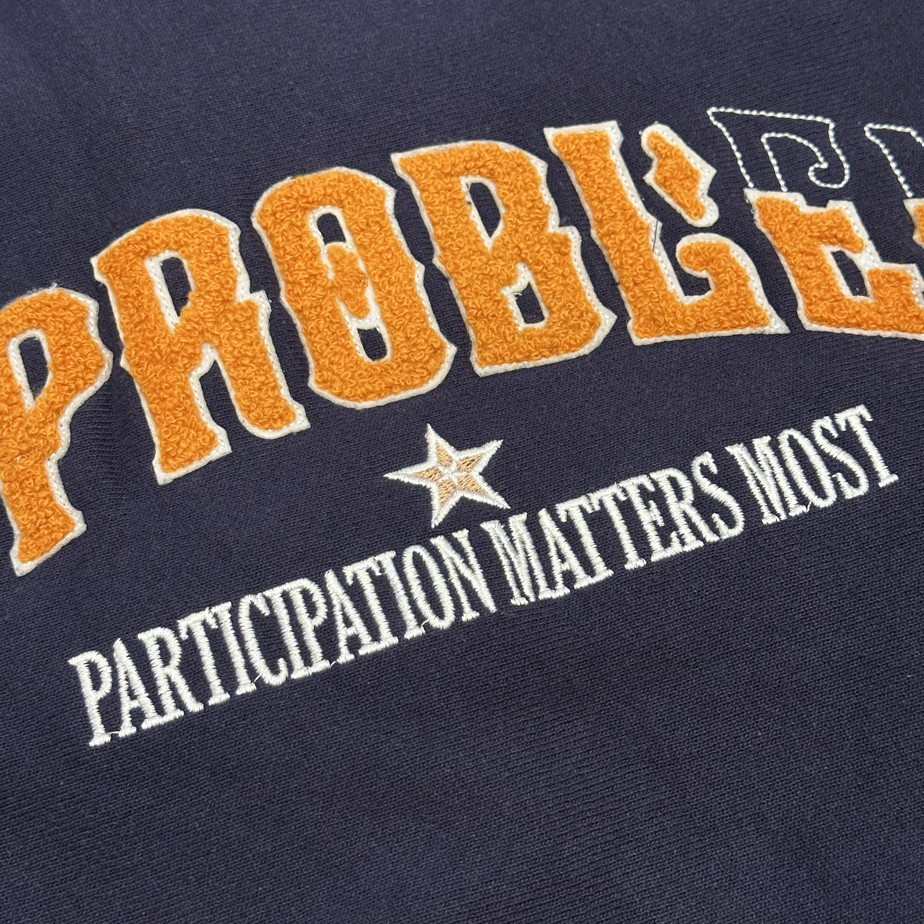 美式刺繡學院風長袖TEE