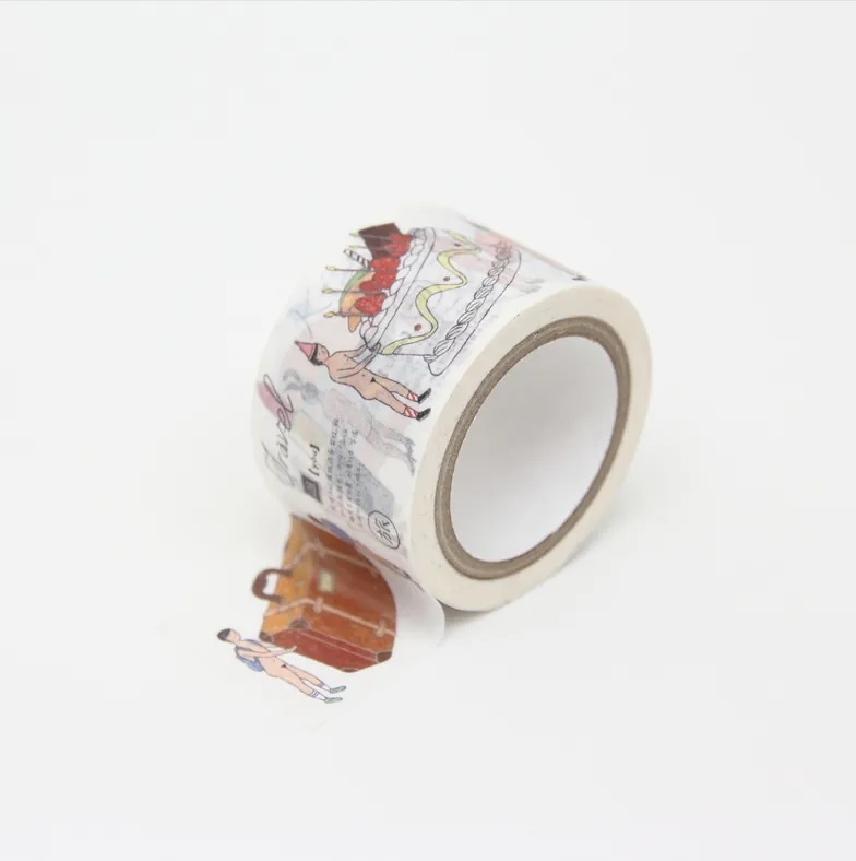 小代誌．裸男搬運工② 3cm和紙膠帶 整捲