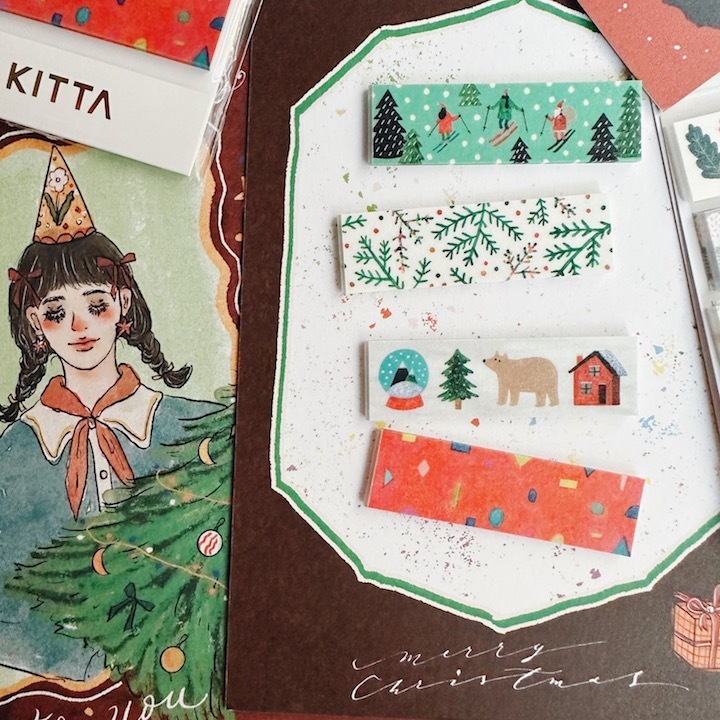 聖誕限定款 隨身攜帶和紙膠帶 ｜日本日本 KITTA