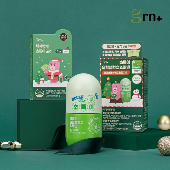 《olive young連線》grn+ Green Slim Balance & Smooth Bowels 60 Tablets & 10 Tablets (35-day supply)+3pcs