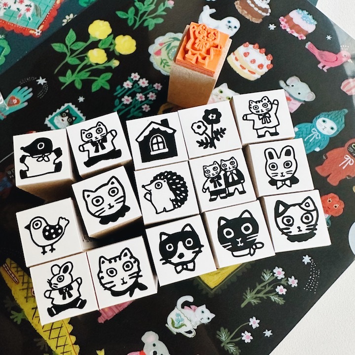 北岸由美聯名 迷你木頭印章｜日本 Sanby