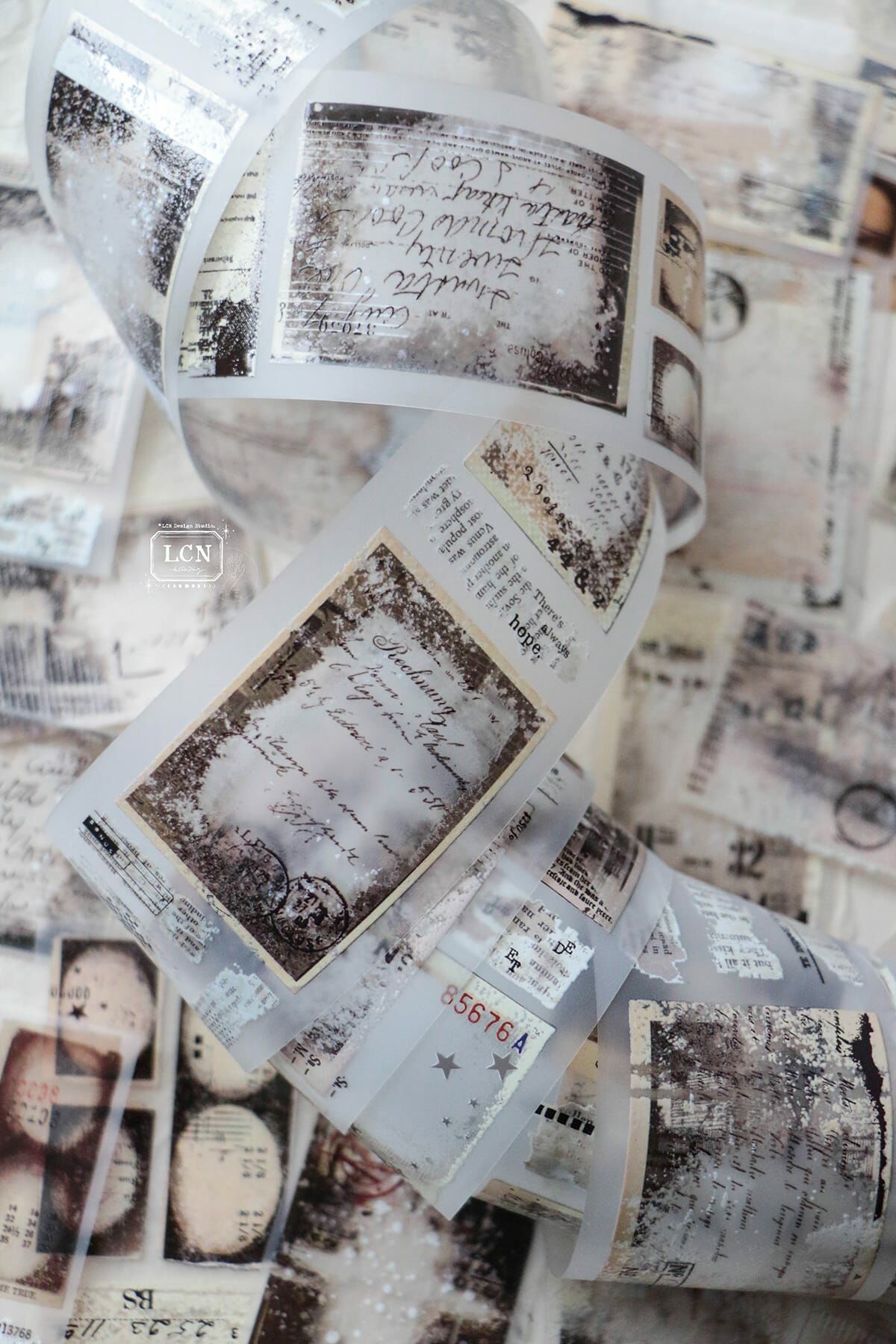 從前 UV印刷霧面PET膠帶/ 霧面和紙膠帶｜吉LCN