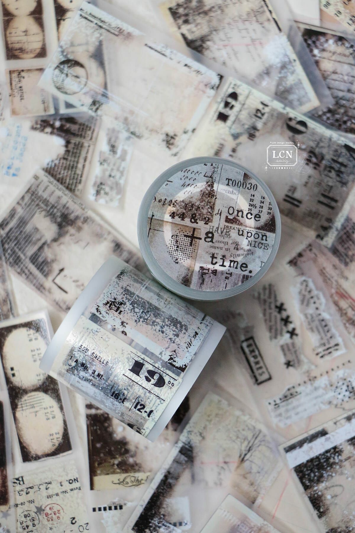 從前 UV印刷霧面PET膠帶/ 霧面和紙膠帶｜吉LCN