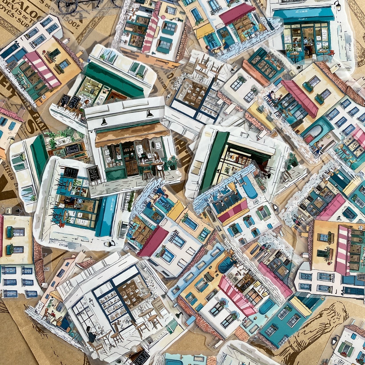 森年．每日提神劑 Daily pick-me-up 5cm霧面PET膠帶 <整捲/分裝>