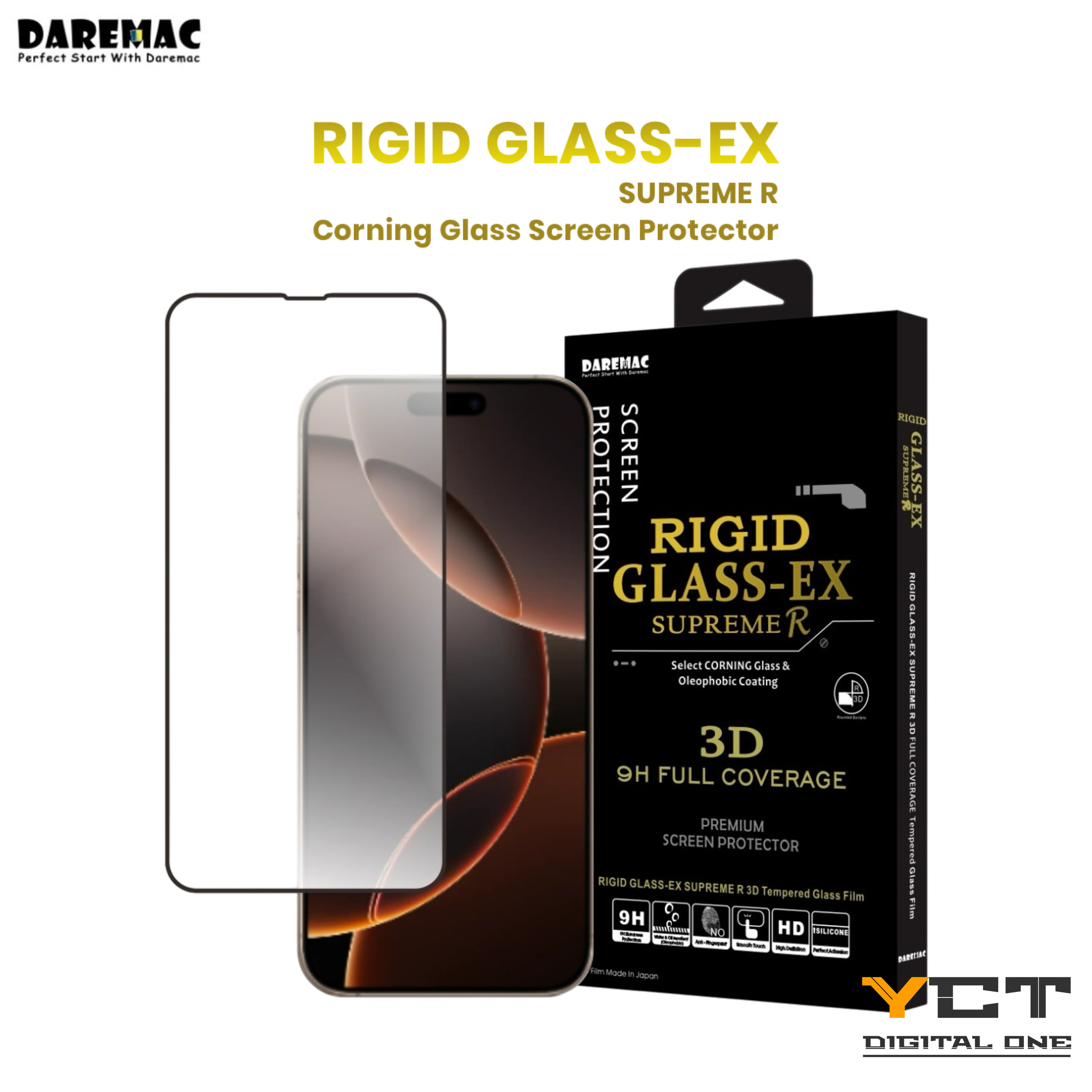 Daremac iPhone系列康寧玻璃保護貼