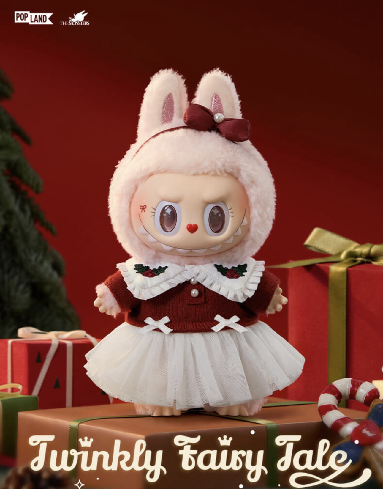 🎏預訂🎏POPMART 閃閃童話系列-MOKOKO搪膠毛絨公仔掛件