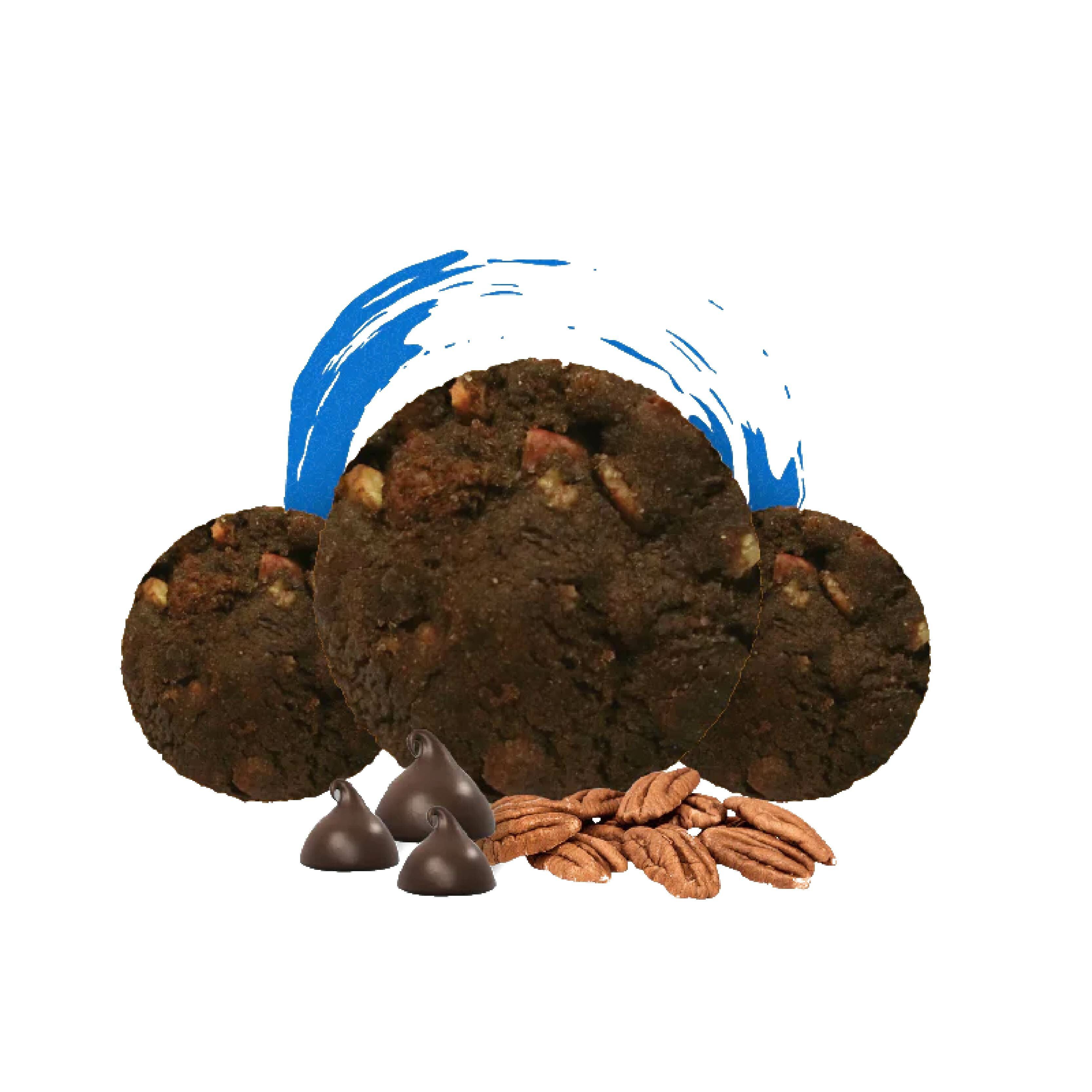 Famous Amos Double Chocolate Chip & Pecan Cookies