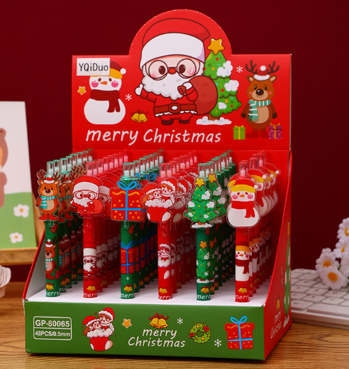 xmas 圣诞主题 亚克力片中性笔