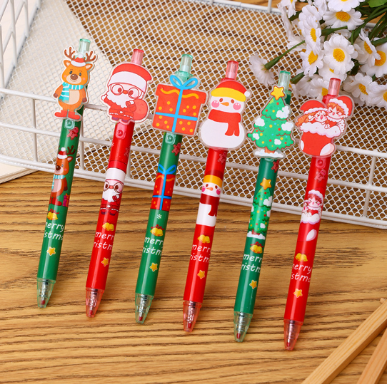 xmas 圣诞主题 亚克力片中性笔