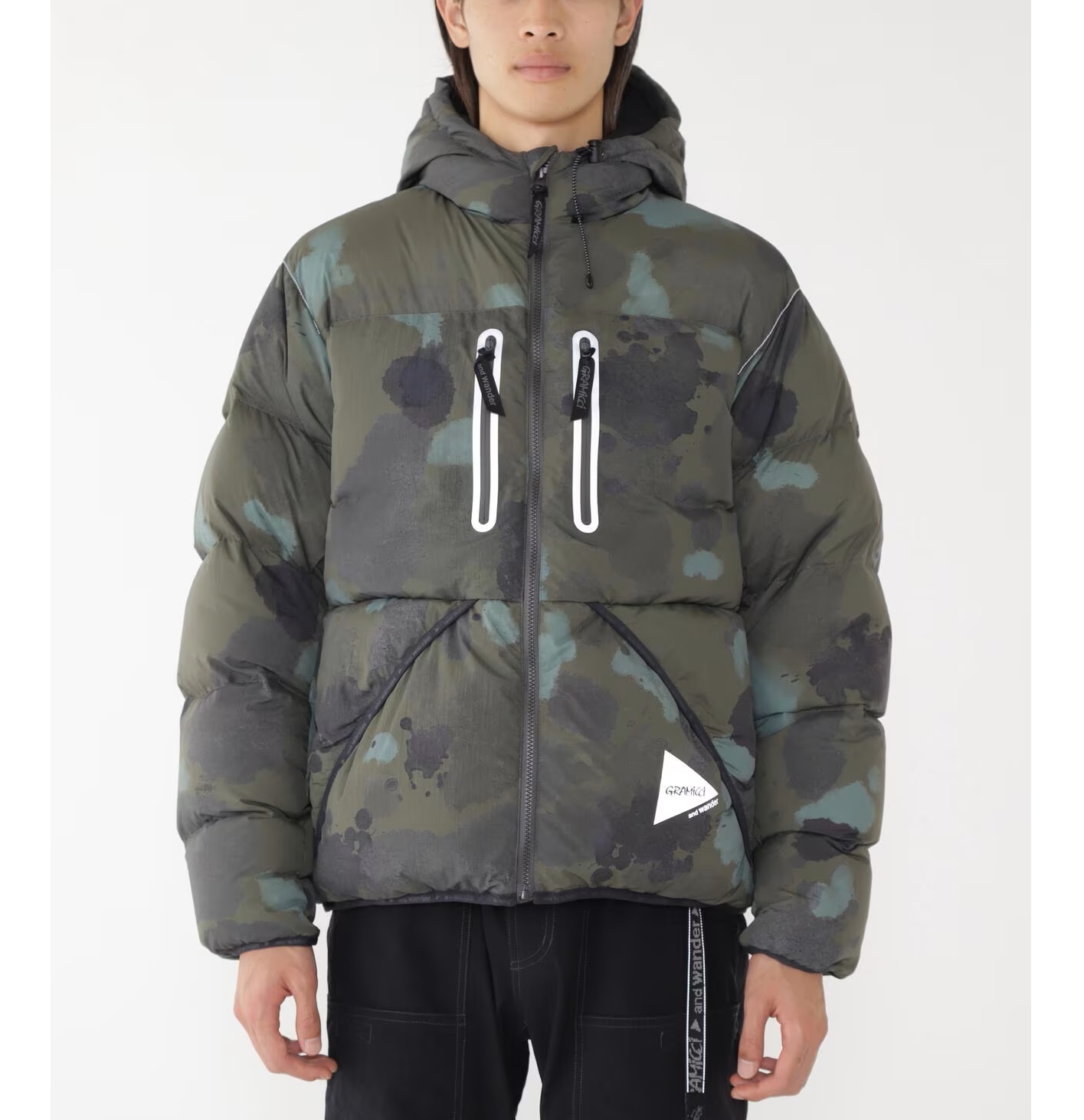 AND WANDER x GRAMICCI DOWN JACKET - CAMO PRE ORDER ITEM (預訂中)