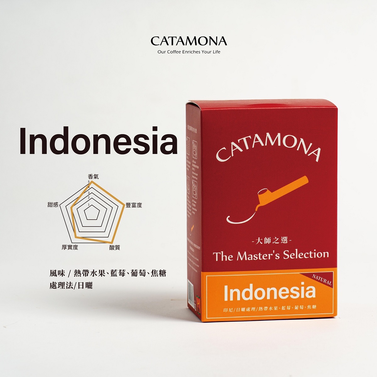 大師之選-印尼日曬濾掛式咖啡｜10g*6入