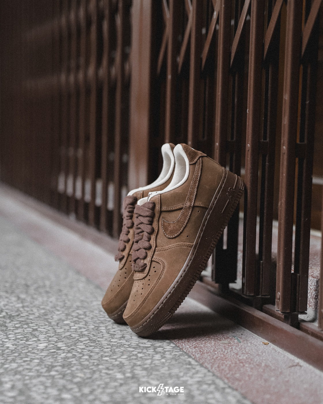 <海外連線代購> NIKE AIR FORCE 1 "CACAO WOW"  奶油 摩卡棕 美拉德 休閒鞋【FQ8901-259】AF1