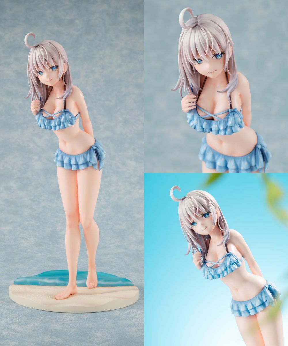 預購-【冬季模型展限量販售】『不時輕聲地以俄語遮羞的鄰座艾莉同學』艾莉莎·米哈伊洛夫娜·九条　泳裝假期ver. 1/7比例模型 【日本進口精品】