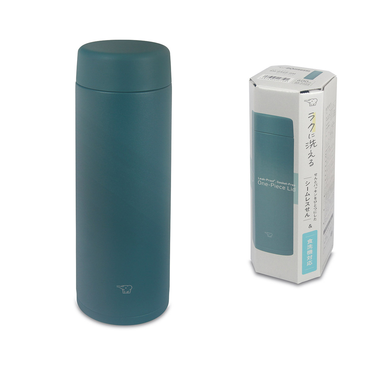 象印 0.6L 加量型不銹鋼保溫杯 一體式杯蓋【香港行貨】 -SM-GS60