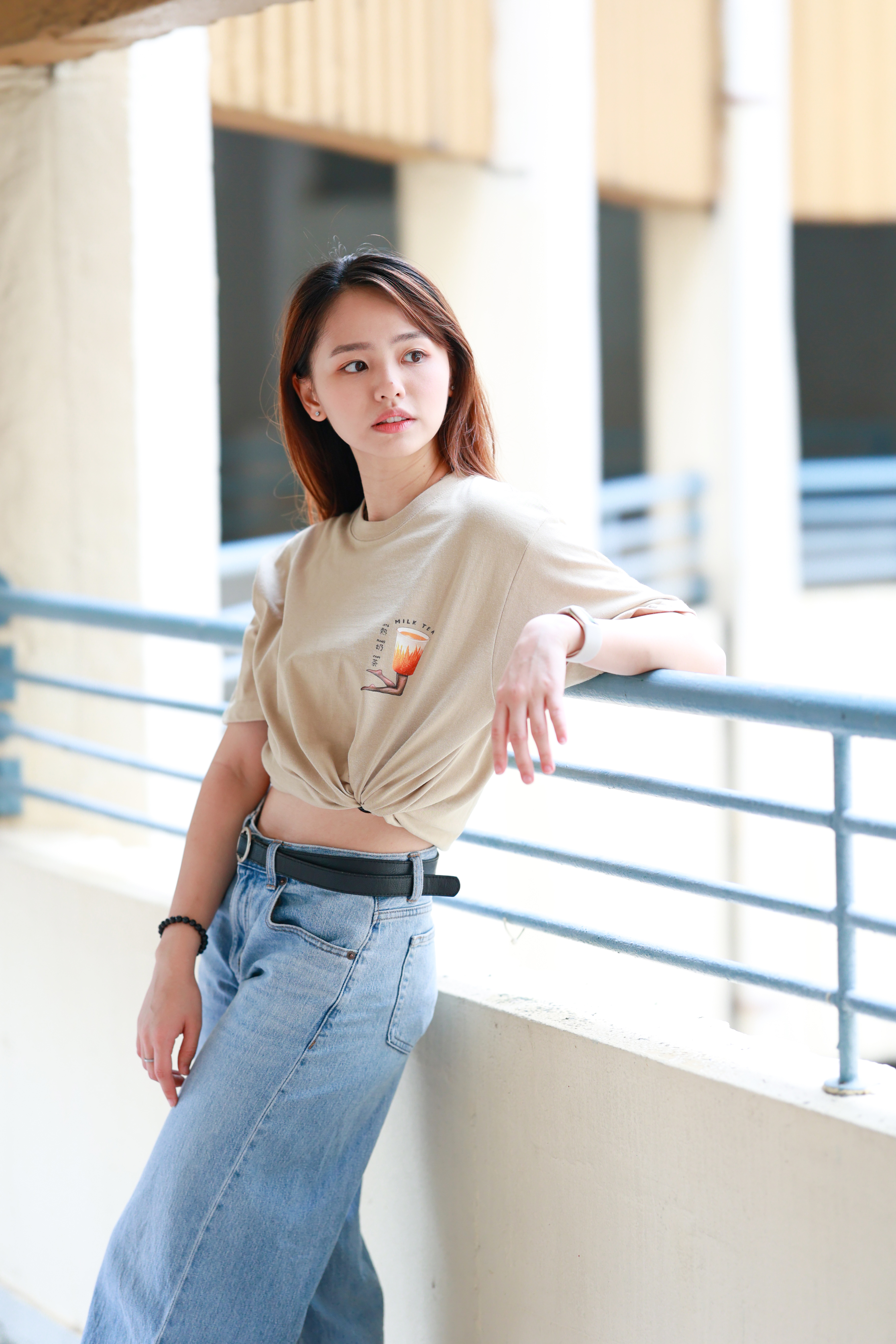 奀記 港式奶茶T-shirt-細碼