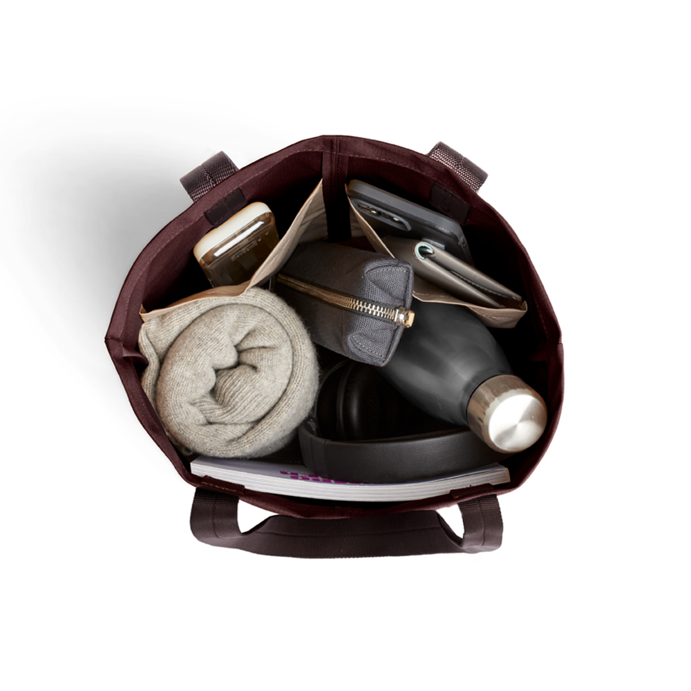 澳洲 Bellroy｜City Tote 樂遊托特包 (豎版) 10L - 酒紅棕