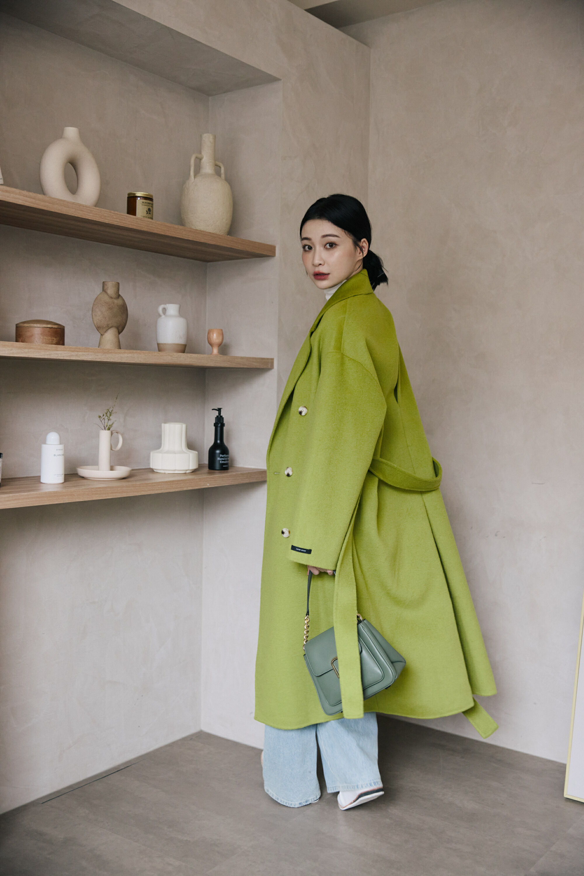 100%手工羊毛大衣