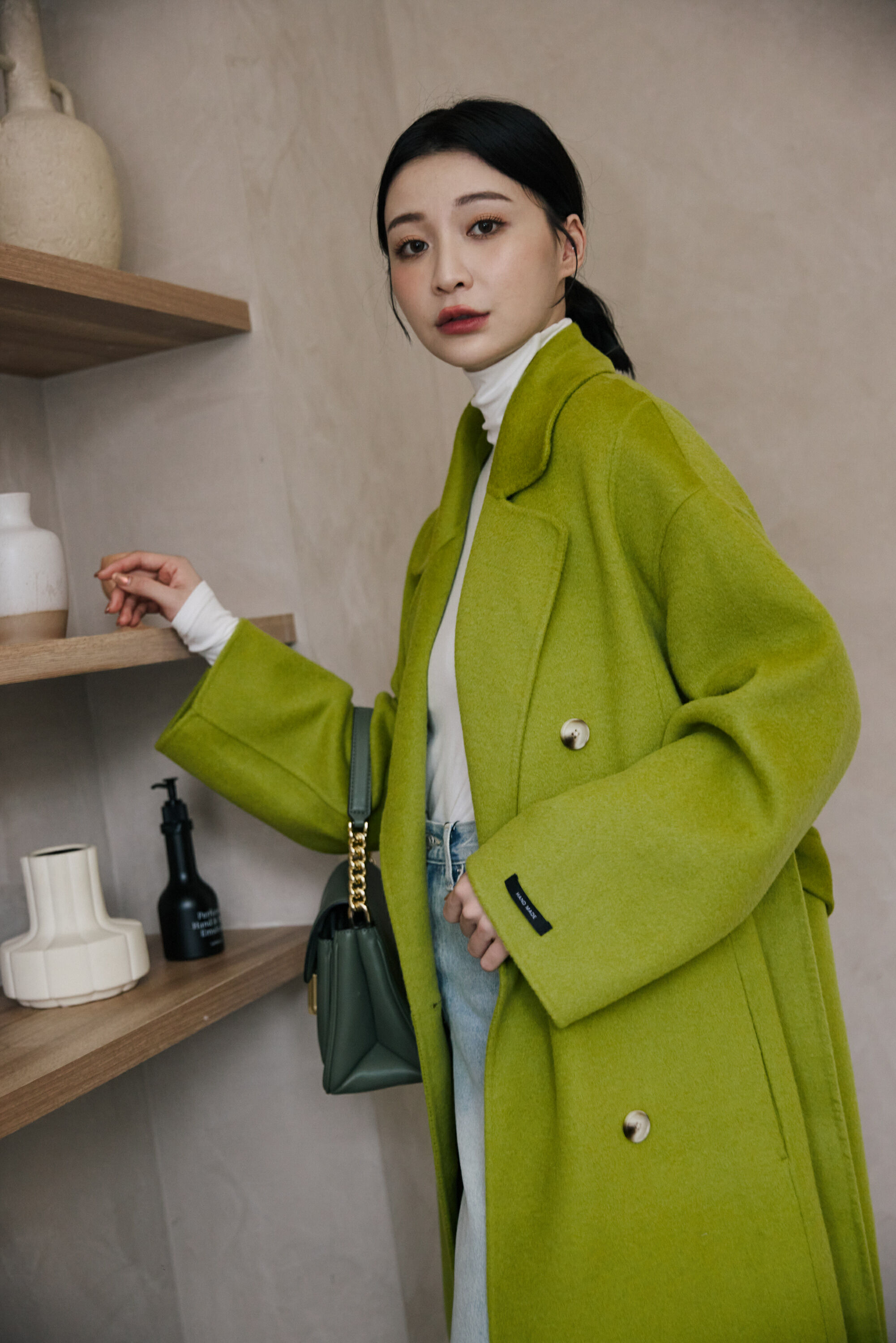 100%手工羊毛大衣