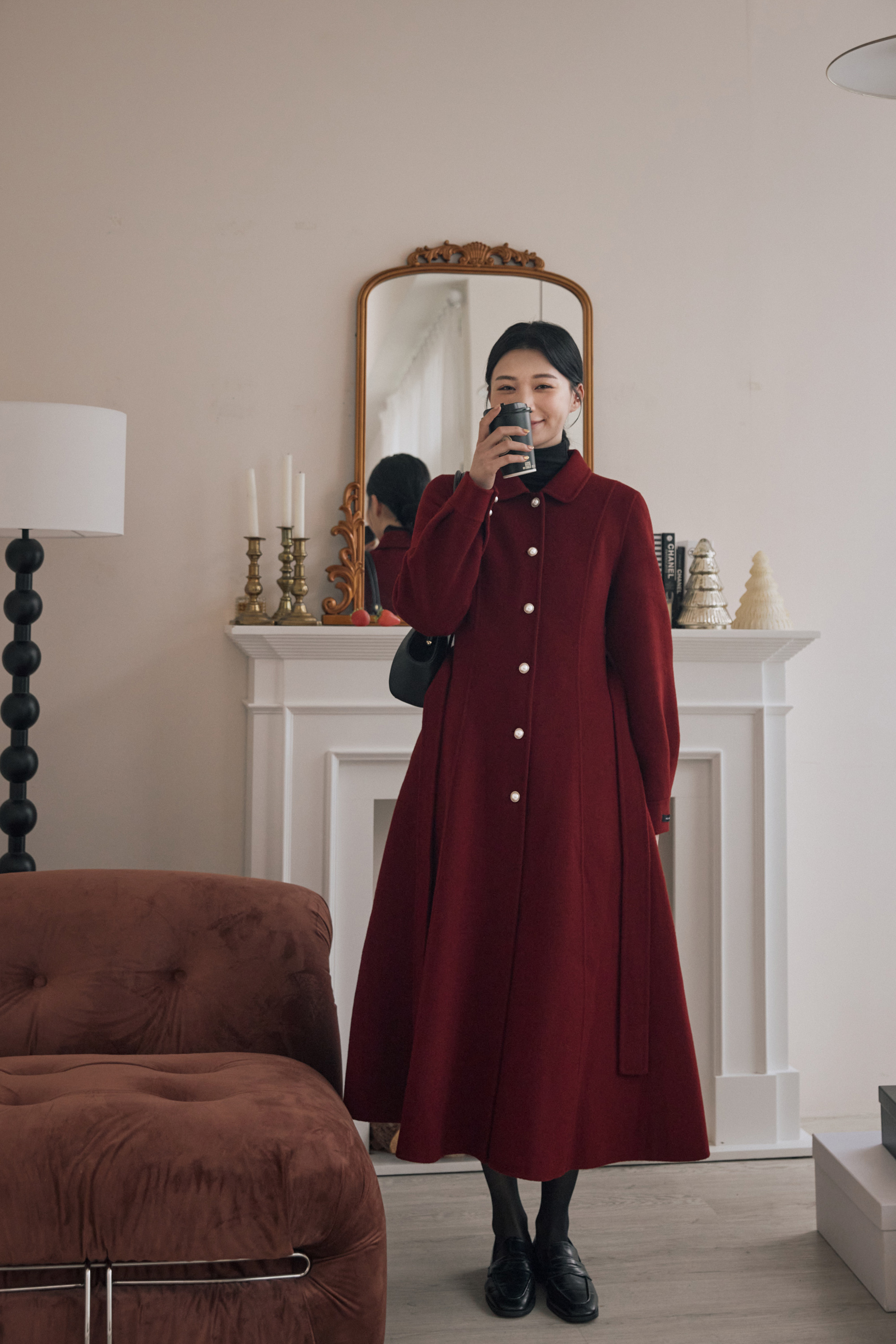 100%手工羊毛大衣