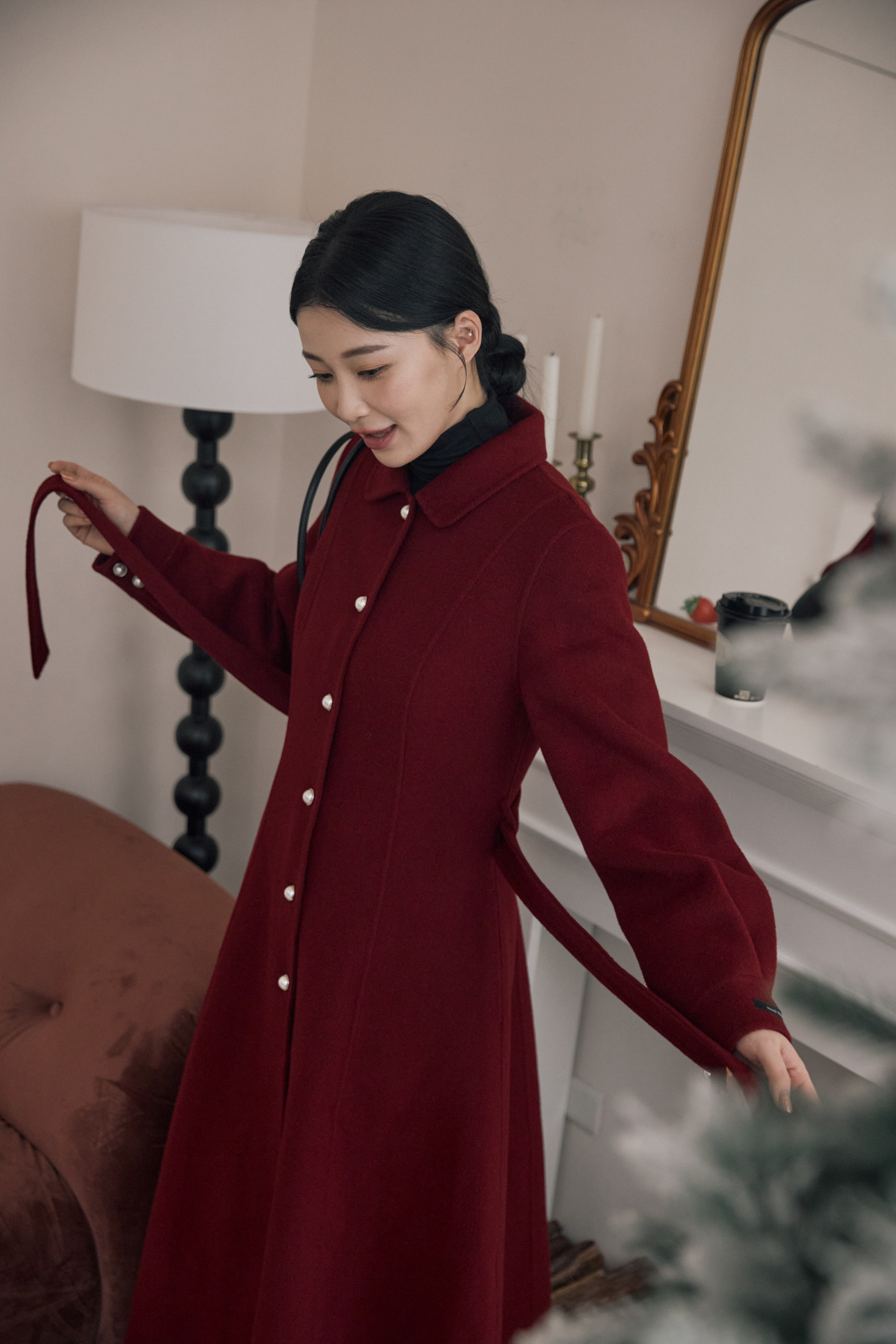 100%手工羊毛大衣