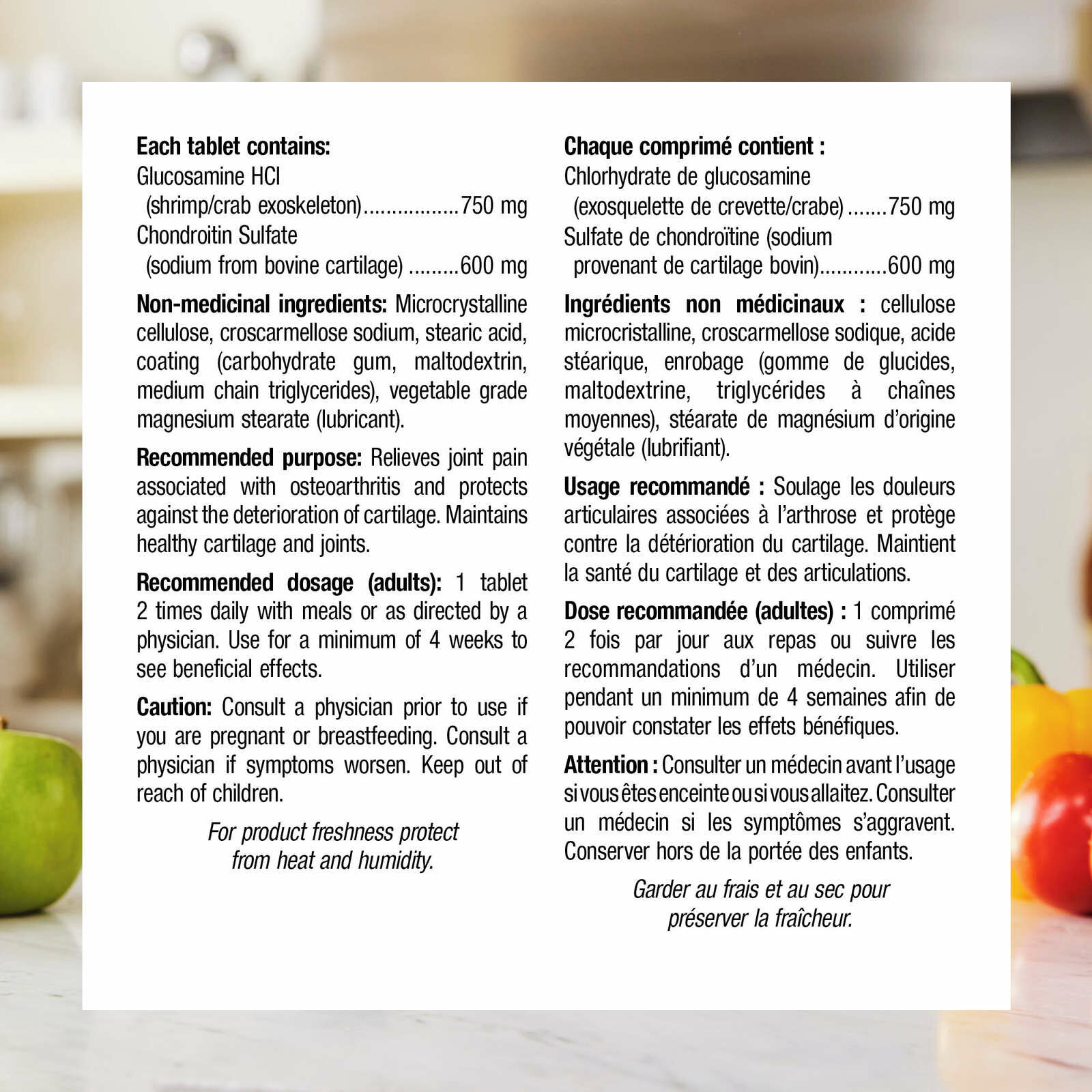 Webber Naturals - Glucosamine Chondroitin Triple Strength (750/600 mg) 150 Tablets