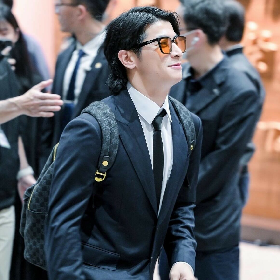 NIKE JORDAN MONOGRAM BACKPACK 復古 老花 後背包 陳傑憲 同款 兩色 (大)