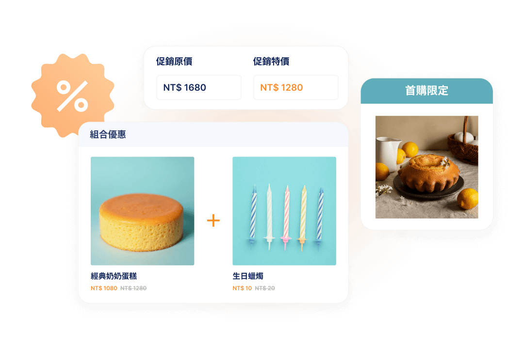 SHOPLINE 網路商店提供各式優惠模組及完善會員分級制度