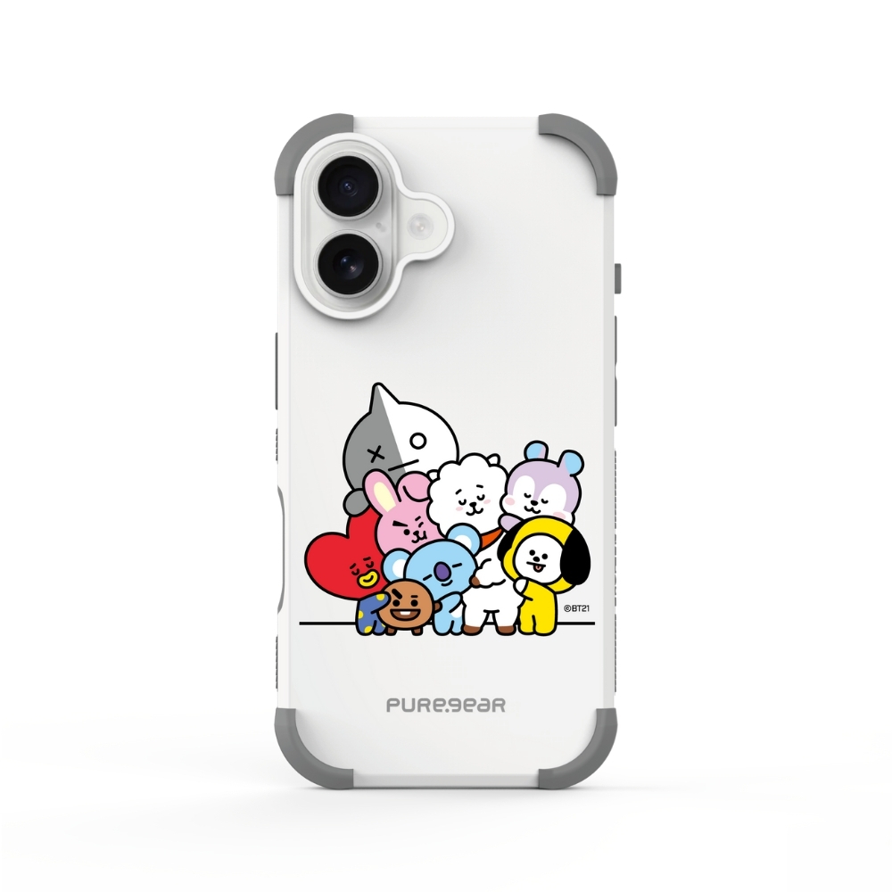 宇宙明星BT21 / iPhone 坦克軍規防摔手機殼 - 全員集合