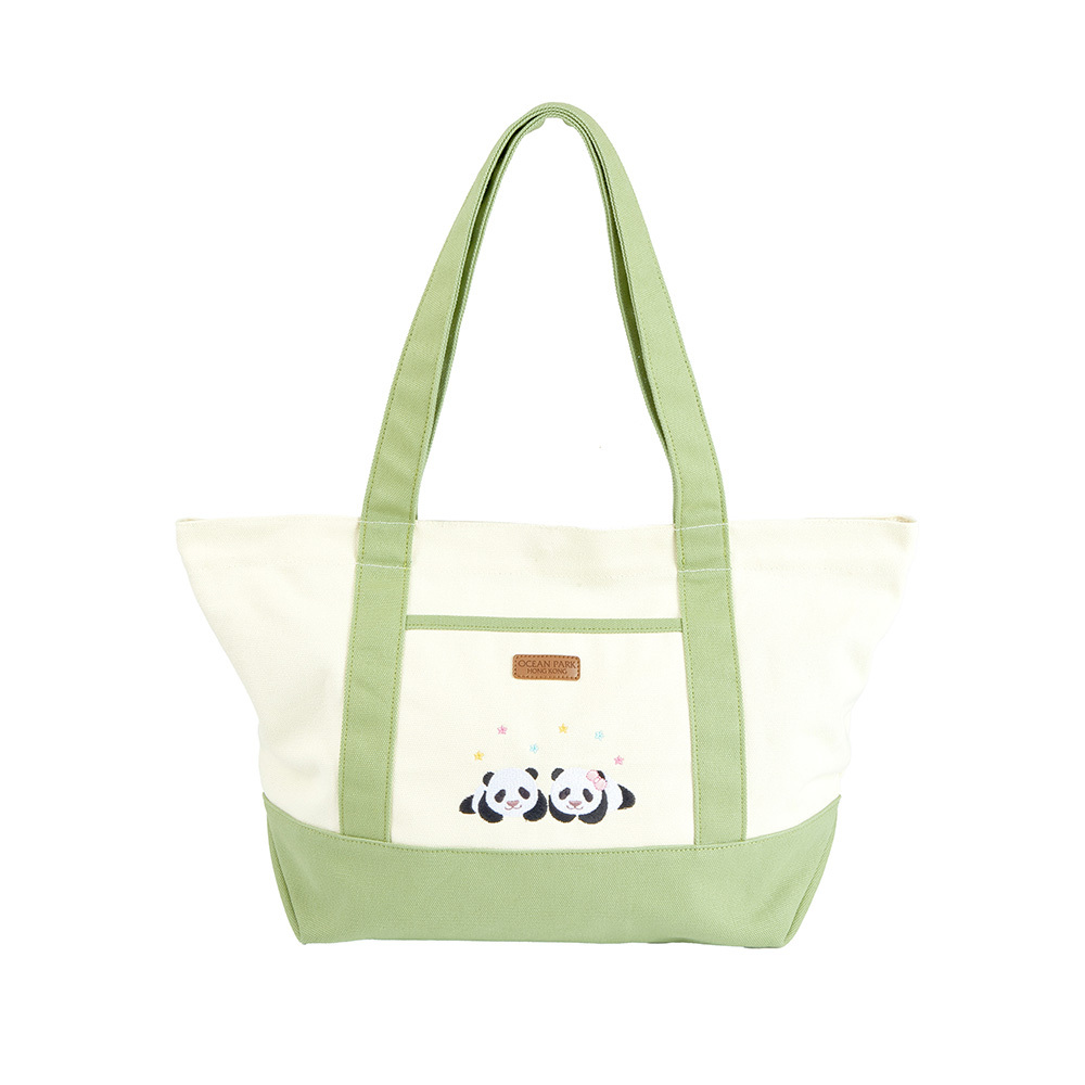 Panda Cubs Mixed Color Tote Bag